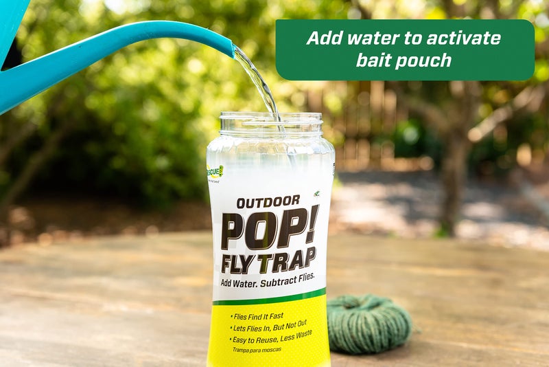 RESCUE! POP! Fly Trap â€“ Large Reusable Fly Trap for Outdoor Use - 3 Pack - Image 5